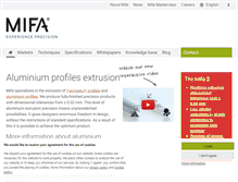 Tablet Screenshot of mifa.eu